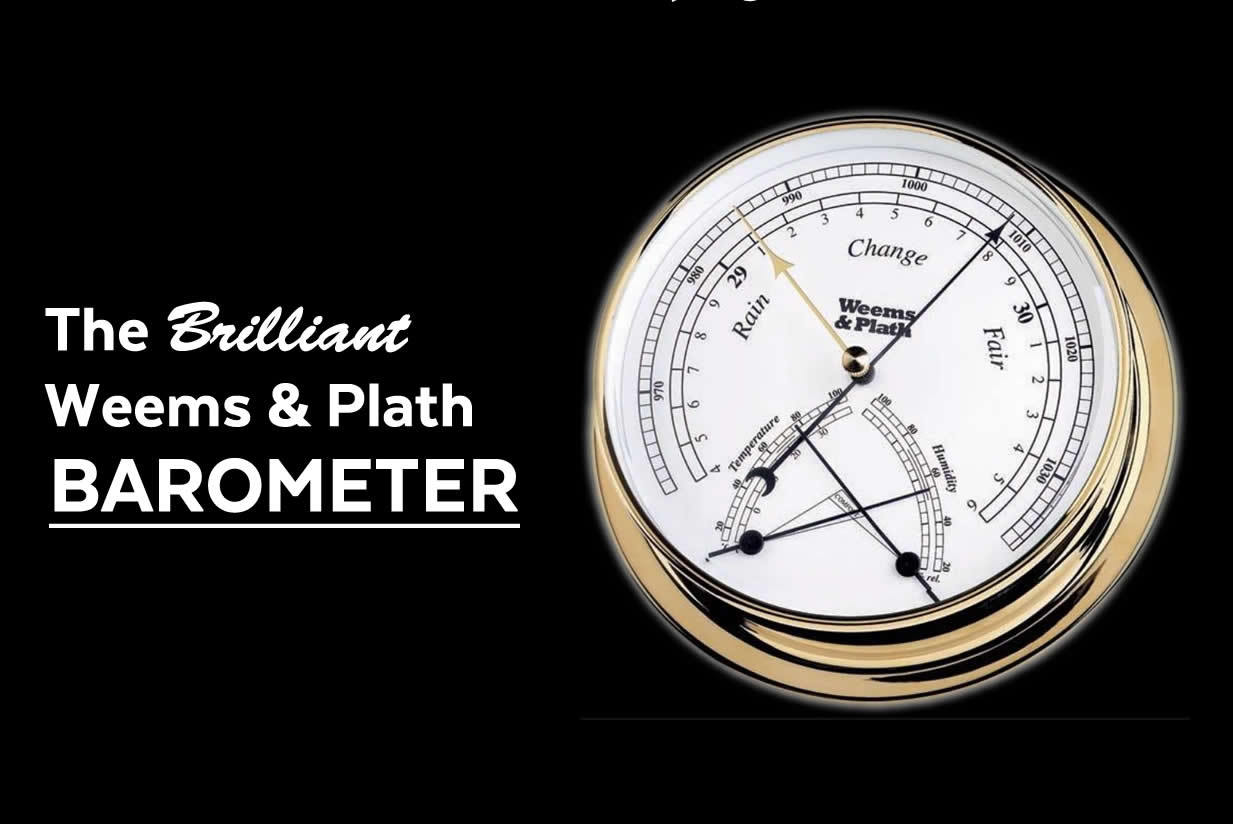 The Brilliant Weems & Plath Barometer by WeatherScientific.com