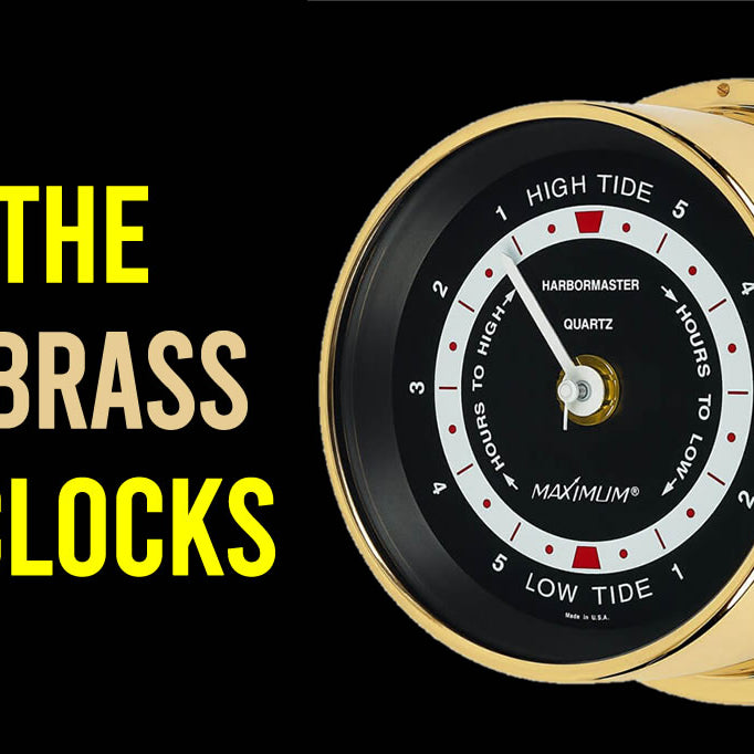 10 of the Best Brass Tide Clocks blog by Weather Scientific
