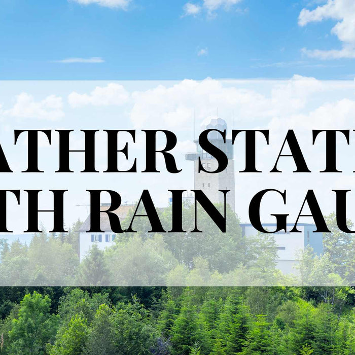 Weather Station with Rain Gauge