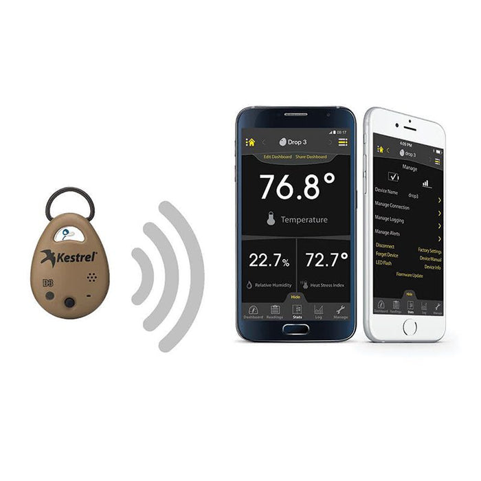Weather Scientific Kestrel 0730 DROP D3 Wireless Temperature, Humidity & Pressure Data Logger Kestrel