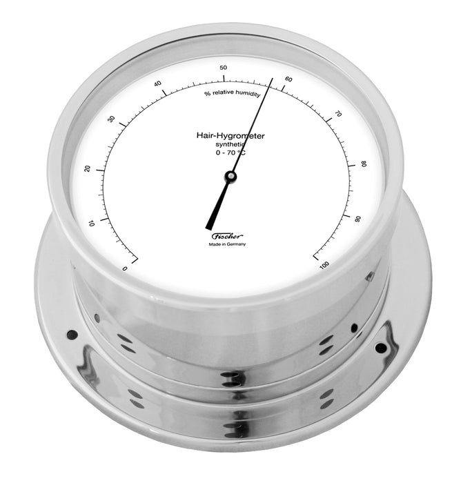 Weather Scientific Fischer 103H | Chrome Plated Hygrometer Fischer