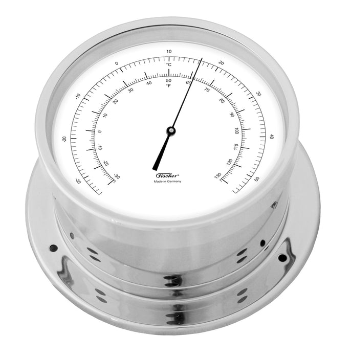 Weather Scientific Fischer 103T | Chrome Plated Thermometer Fischer
