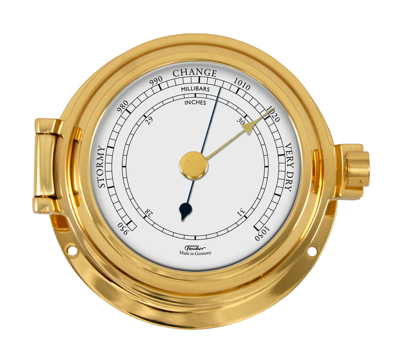 Weather Scientific Fischer 1502B | Brass Barometer Fischer