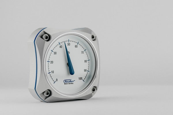 Weather Scientific Fischer 1590H | Cockpit Hygrometer Silver Edition Fischer