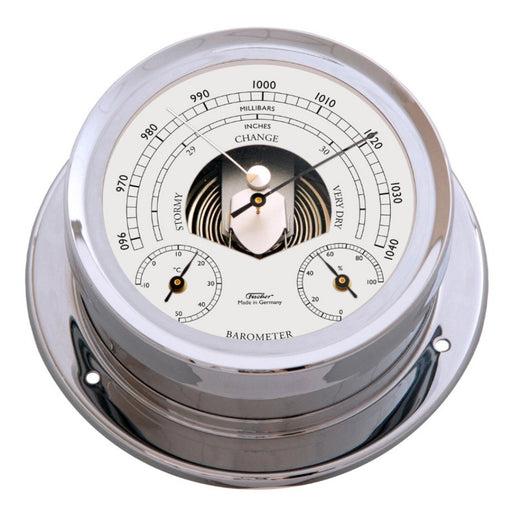 Weather Scientific Fischer 1600BTH | Chrome Weather station Fischer