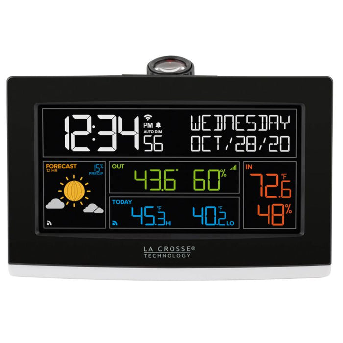 Weather Scientific LaCrosse Technology VA1 Wi-Fi Projection Alarm Clock LaCrosse Technology