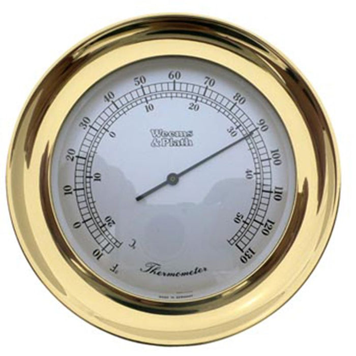 Weather Scientific Weems & Plath Atlantis Brass Thermometer 201200 Weems & Plath