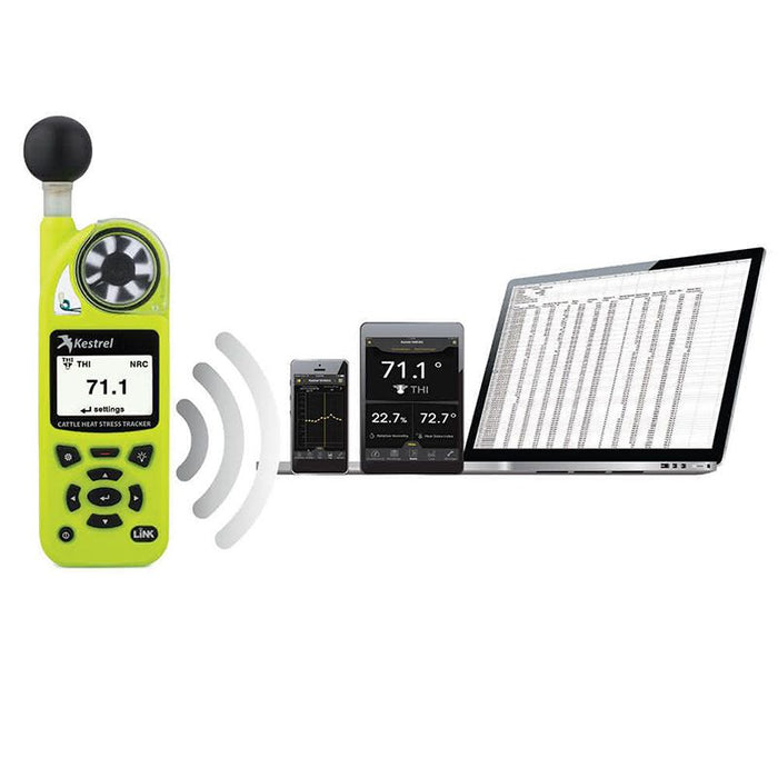Weather Scientific Kestrel 5400AG Cattle Heat Stress Tracker with LiNK + Vane Mount Kestrel