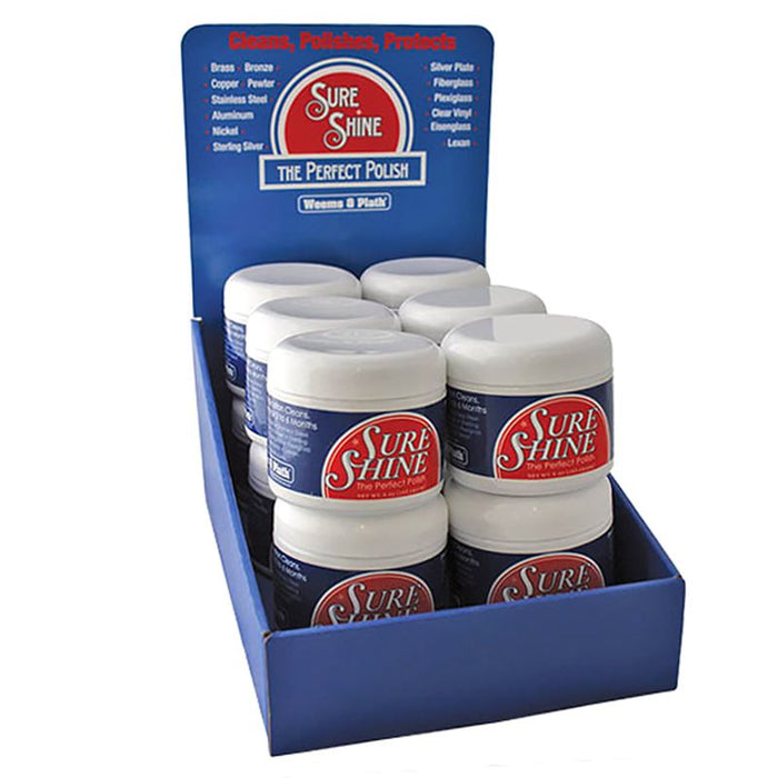 Weather Scientific Weems & Plath 633C Sure Shine Polish (case of 12 - 7oz. jars) Weems & Plath