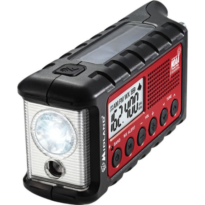 Weather Scientific Midland ER310 AM/FM/NOAA Weather Alert Emergency Crank Radio Midland