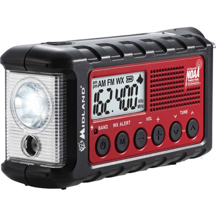 Weather Scientific Midland ER310 AM/FM/NOAA Weather Alert Emergency Crank Radio Midland