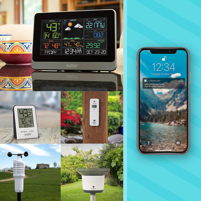 Weather Scientific LaCrosse Technology Complete Personal Wi-Fi Weather Station 328-10618V2 LaCrosse Technology