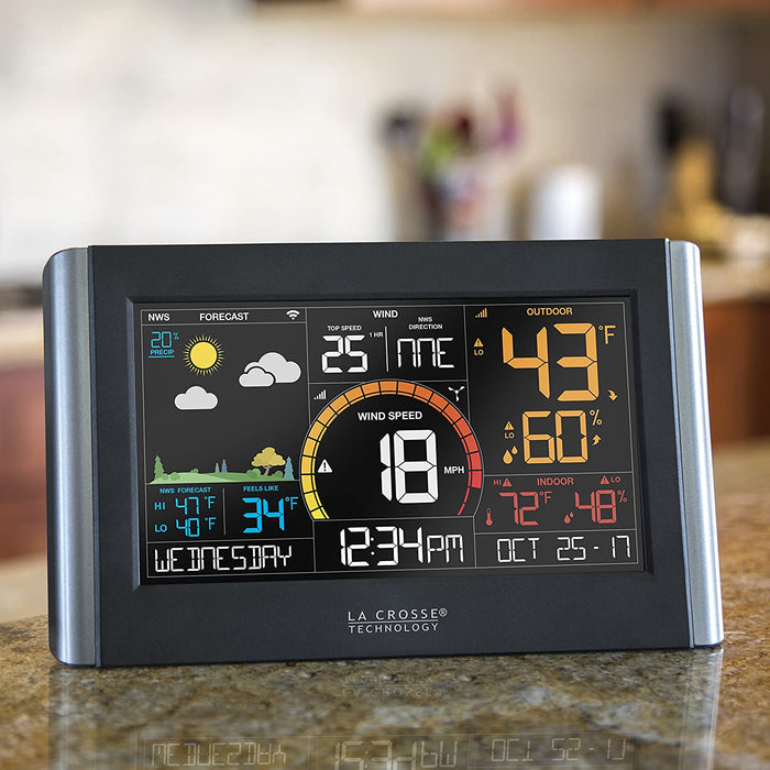Weather Scientific La Crosse Technology V21-WTHV3 Complete Personal Wireless Remote Monitoring Weather Station w/ Humidity Sensor LaCrosse Technology