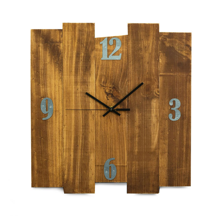 Weather Scientific Bey-Berk Barn Rustic Wood Wall Clock size 16"x17" CM106 Bey-Berk