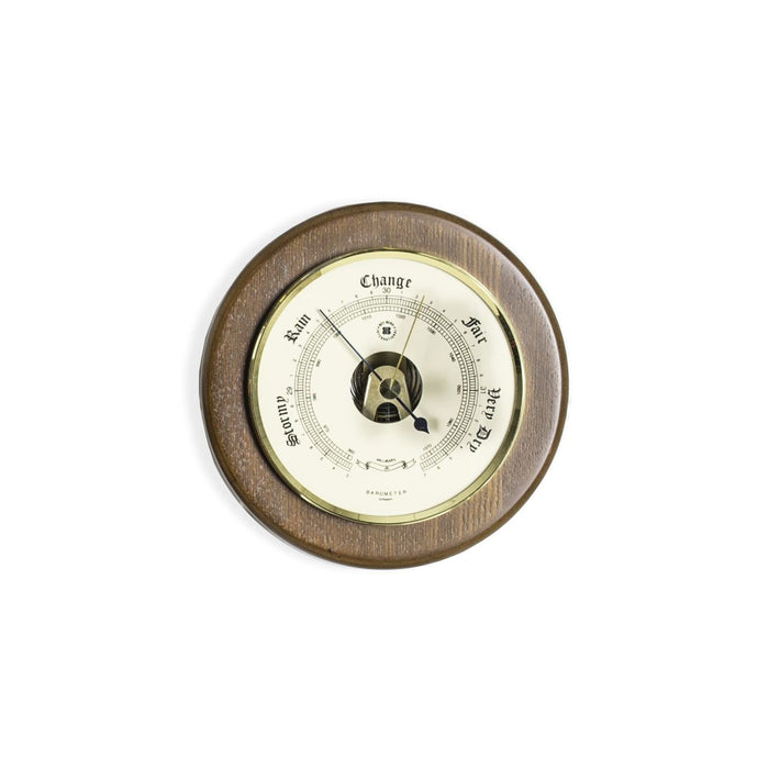 Weather Scientific Bey-Berk Barometer on 5" Cherry Wood with Brass Bezel WS072 Bey-Berk