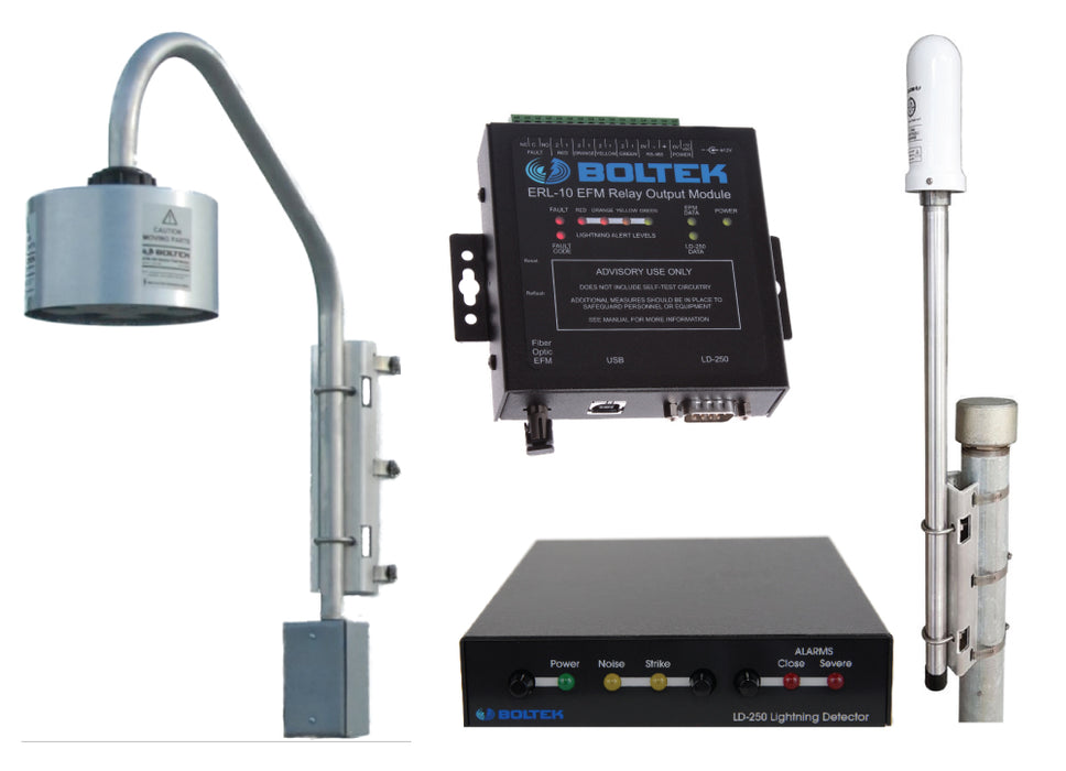 Weather Scientific Boltek ERL10-KIT2 Dual Sensor Lightning Alarm Package Boltek