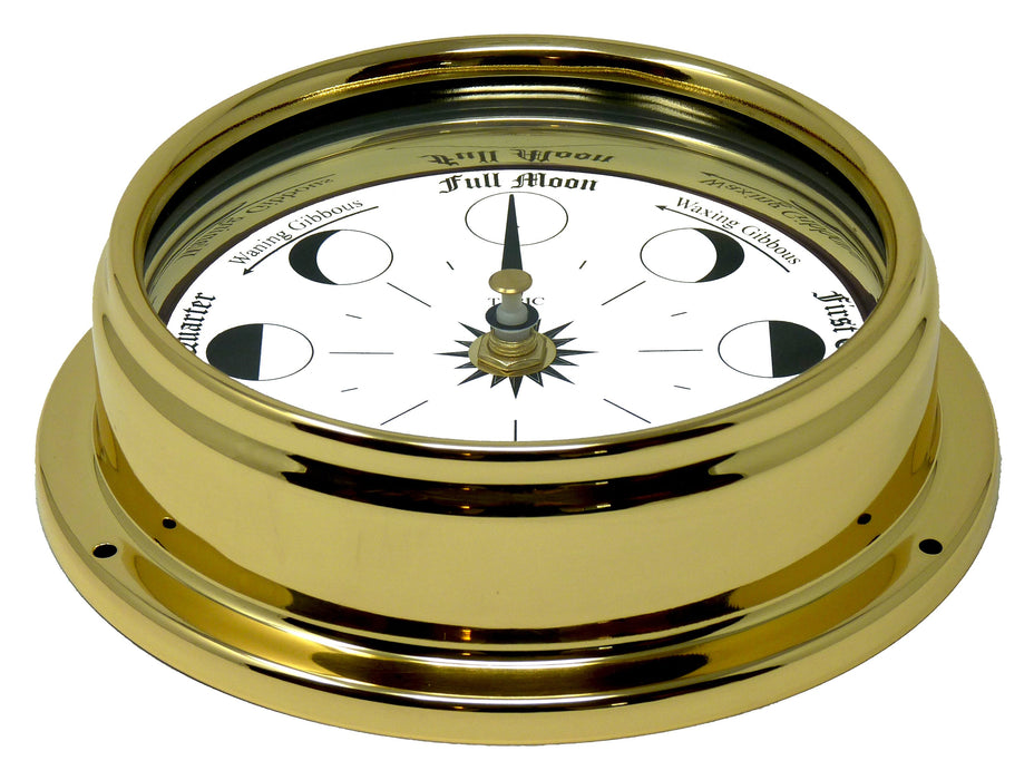Weather Scientific Tabic Clocks Handmade Solid Brass Moon Phase Clock Tabic Clocks