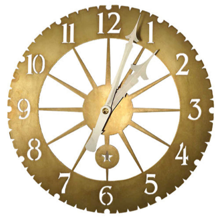 Weather Scientific Conant Collections Jeffersonian Clock (Living Finish Brass) C26LFB Conant Collections