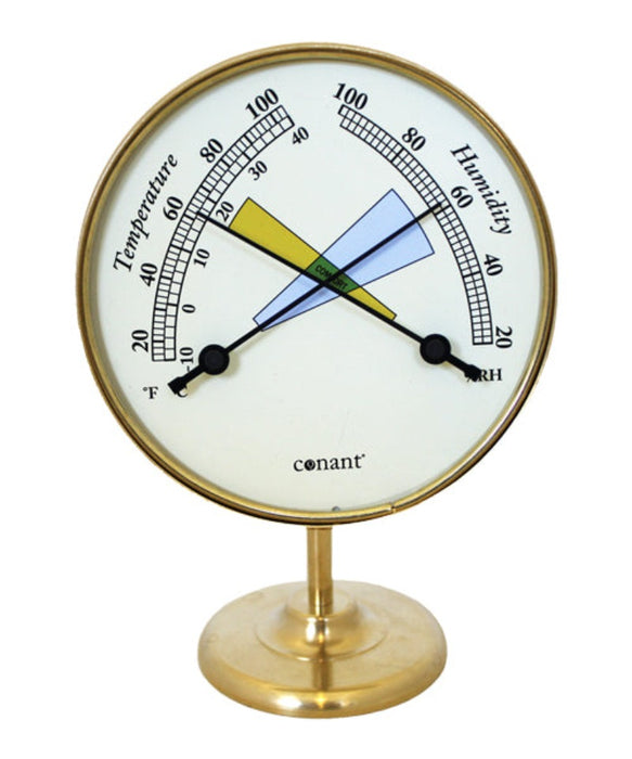Weather Scientific Conant Collections Vermont Comfortmeter (Living Finish Brass) Conant Collections