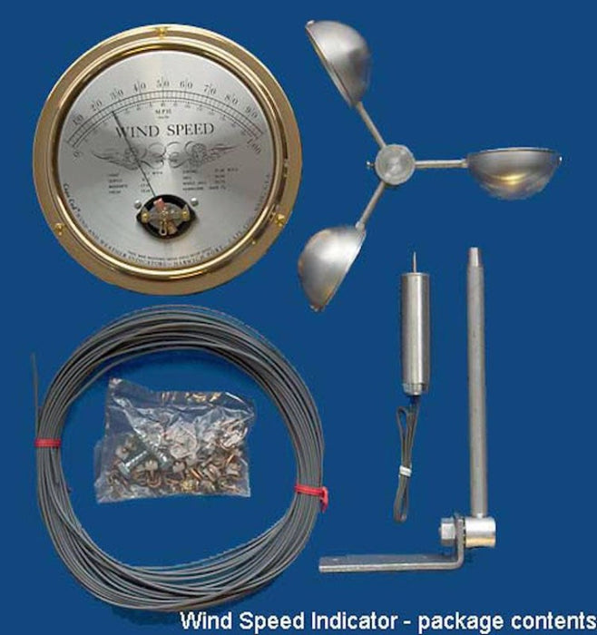 Weather Scientific Cape Cod Wind Speed Indicator with "Peak Gust" Upgrade, CCWSP Cape Cod Instruments