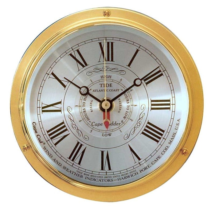 Weather Scientific Cape Cod Wind & Weather Cape Codder Clock w/Tide Hand, CCCT Cape Cod Instruments