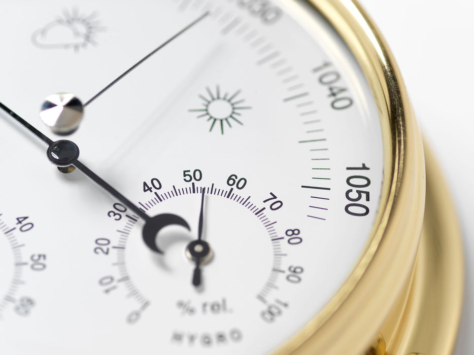 Weather Scientific Tabic Clocks Solid Brass Barometer with Hygrometer and Thermometer gauges Tabic Clocks