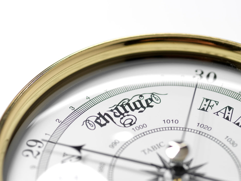 Weather Scientific Tabic Clocks Handmade Solid Brass Traditional Barometer B-TRD-WHT Tabic Clocks
