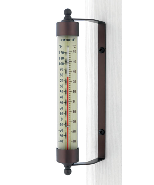 Weather Scientific Conant Collections Décor Indoor/Outdoor 7" Thermometer (Bronze Patina) Conant Collections