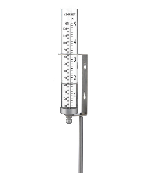 Weather Scientific Conant Collections Décor Rain Gauge (Satin Nickel) Conant Collections