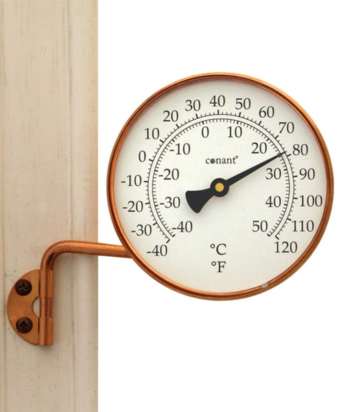 Weather Scientific Conant Collections Vermont 4" Dial Thermometer (Living Finish Copper) Conant Collections