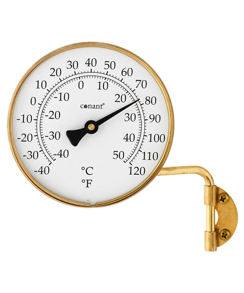 Weather Scientific Conant Collections Vermont 4" Weather Station (Living Finish Brass) Conant Collections