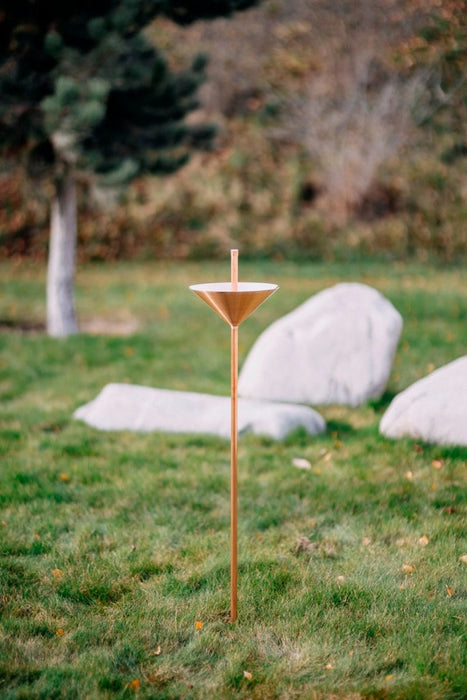 Fischer German 4410-44 Rain Gauge in field