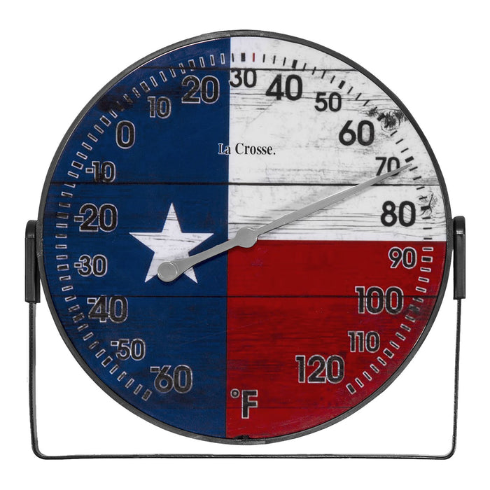 Weather Scientific LaCrosse Technology 104-105TX 5 inch Americana Flag Thermometer with Bracket LaCrosse Technology