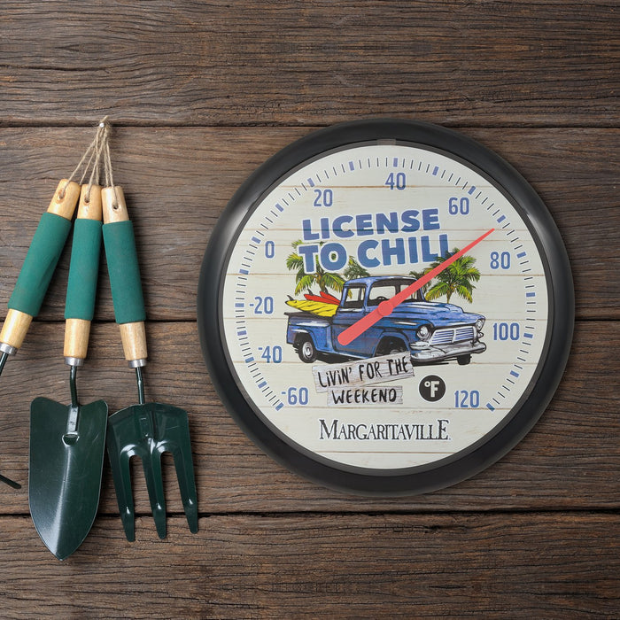 Weather Scientific LaCrosse Technology 104-134B 13.25" Round Margaritaville Thermometer LaCrosse Technology