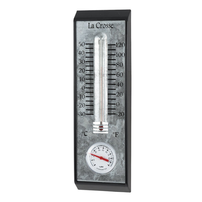 Weather Scientific LaCrosse Technology 204-1526 10 in Bi-Metal Thermometer with Hygrometer LaCrosse Technology