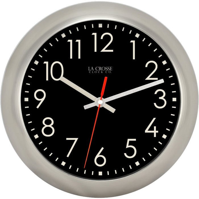 Weather Scientific LaCrosse Technology 20802 11 Inch Owen Metal Wall Clock LaCrosse Technology