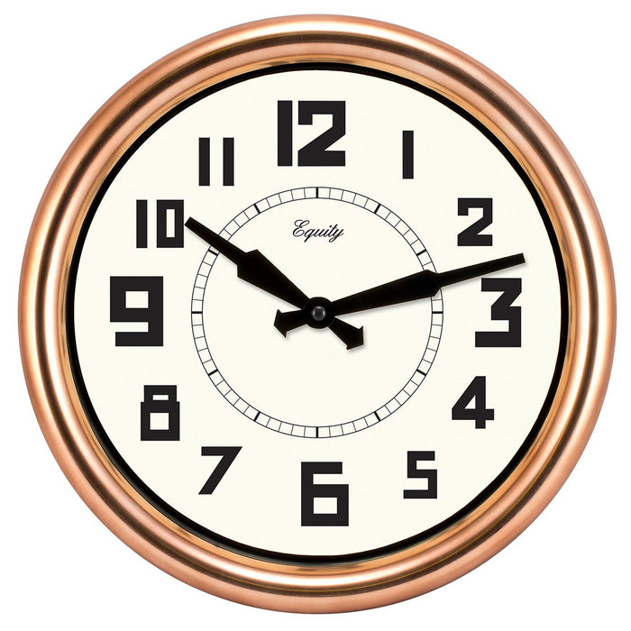 Weather Scientific LaCrosse Technology 20821 12 inch Copper Wall Clock LaCrosse Technology