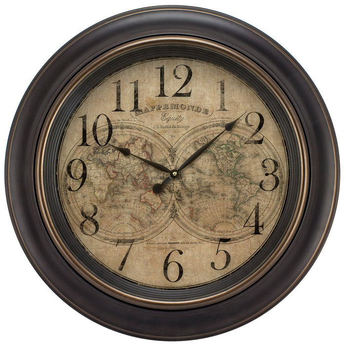 Weather Scientific LaCrosse Technology 20837 12 inch World Traveler Wall Clock LaCrosse Technology