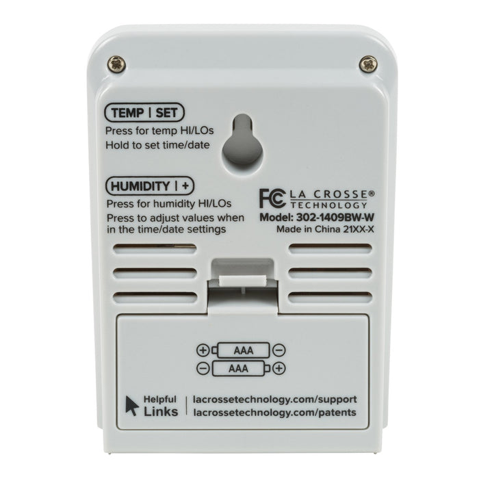 Weather Scientific LaCrosse Technology 302-1409BW-W Indoor Comfort Meter LaCrosse Technology