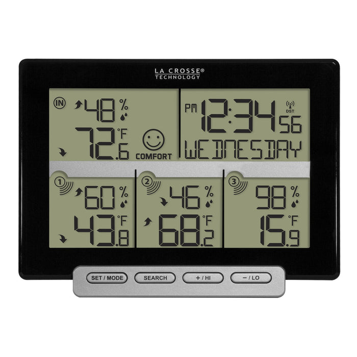 Weather Scientific LaCrosse Technology 308-1412-3TXV2 Weather Station with Time, Date, Indoor Temperature and Humidity and LaCrosse Technology