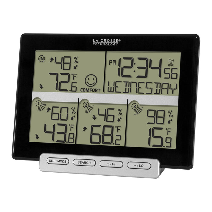 Weather Scientific LaCrosse Technology 308-1412-3TXV2 Weather Station with Time, Date, Indoor Temperature and Humidity and LaCrosse Technology