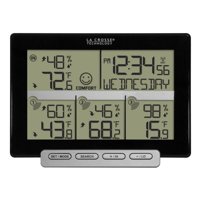 Weather Scientific LaCrosse Technology 308-1412-3TXV2 Weather Station with Time, Date, Indoor Temperature and Humidity and LaCrosse Technology
