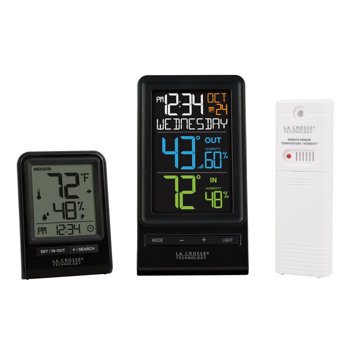 Weather Scientific LaCrosse Technology 308-1415TH and 308-1409TH Wireless Weather Station Combo LaCrosse Technology