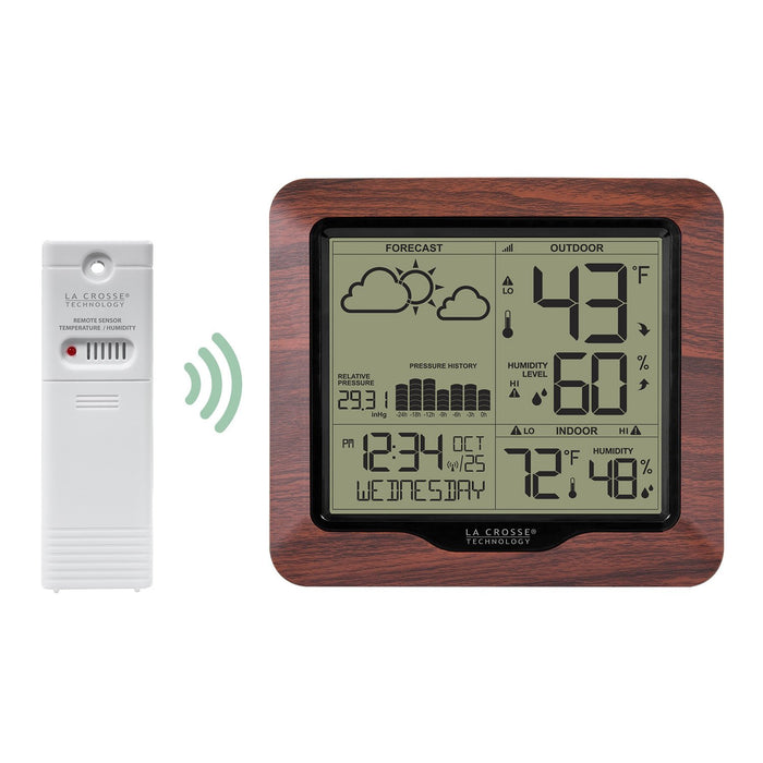 Weather Scientific LaCrosse Technology 308-1417BLV2 Weather Station with Forecast and Atomic Time LaCrosse Technology
