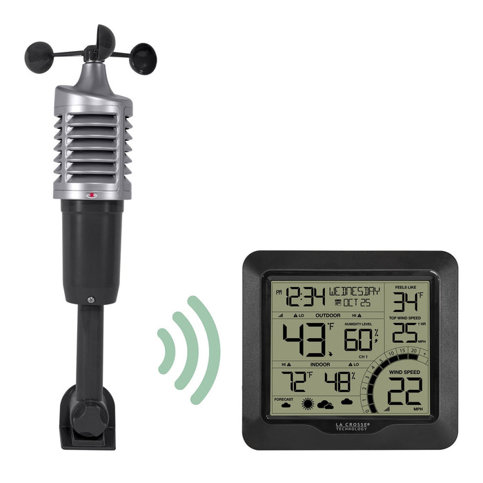 Weather Scientific LaCrosse Technology 327-1417BW Wind Speed Weather Station LaCrosse Technology