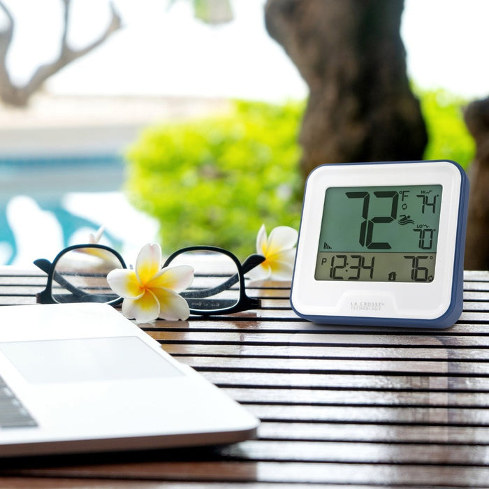 Weather Scientific La Crosse Technology 331-09667V2 Wireless Pool Thermometer w/ Humidity LaCrosse Technology