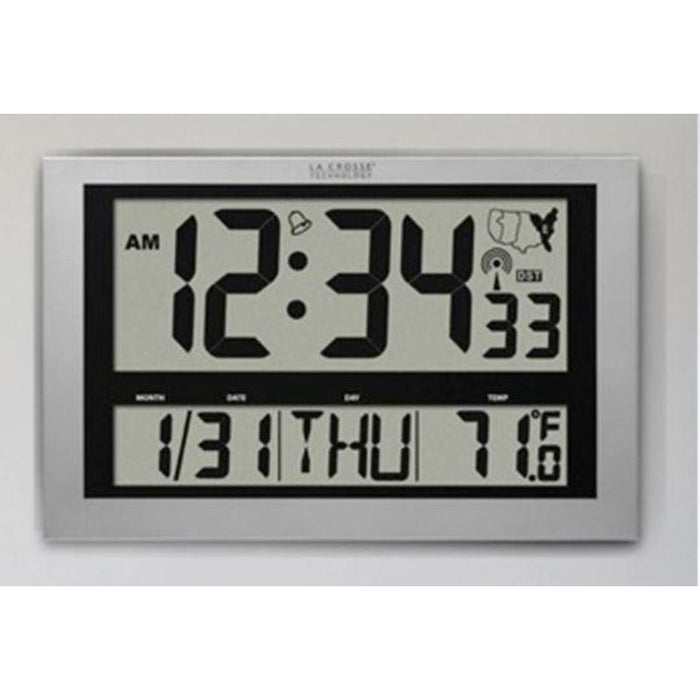 Weather Scientific La Crosse Technology 513-1211 Atomic Digital Clock with Large 4 inch Time Display LaCrosse Technology