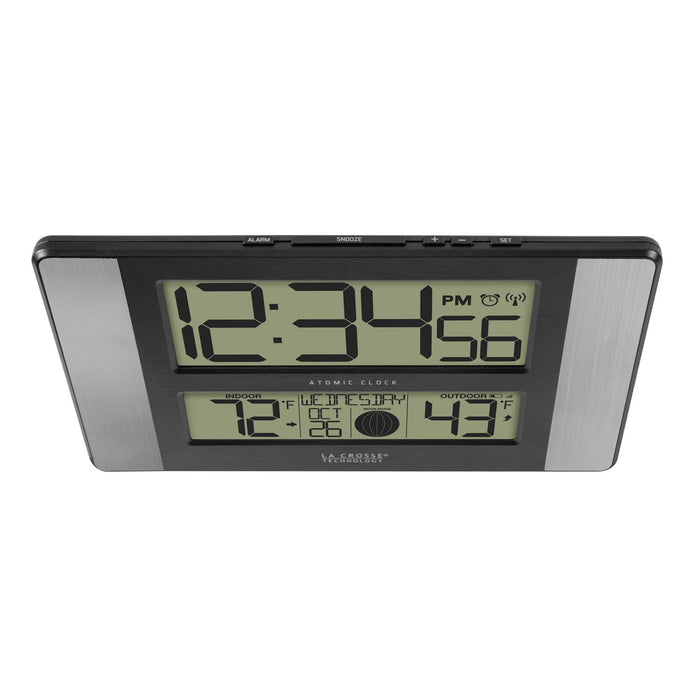Weather Scientific LaCrosse Technology 513-1417ALV4 Atomic Digital Wall Clock LaCrosse Technology