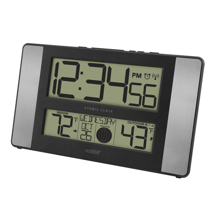 Weather Scientific LaCrosse Technology 513-1417ALV4 Atomic Digital Wall Clock LaCrosse Technology