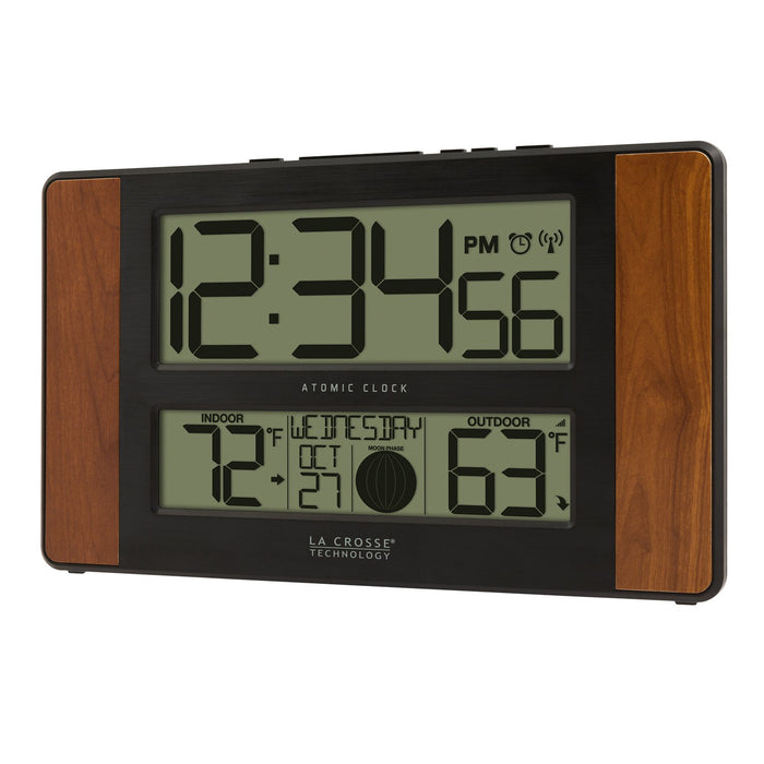 Weather Scientific LaCrosse Technology 513-1417CH Atomic Digital Wall Clock LaCrosse Technology